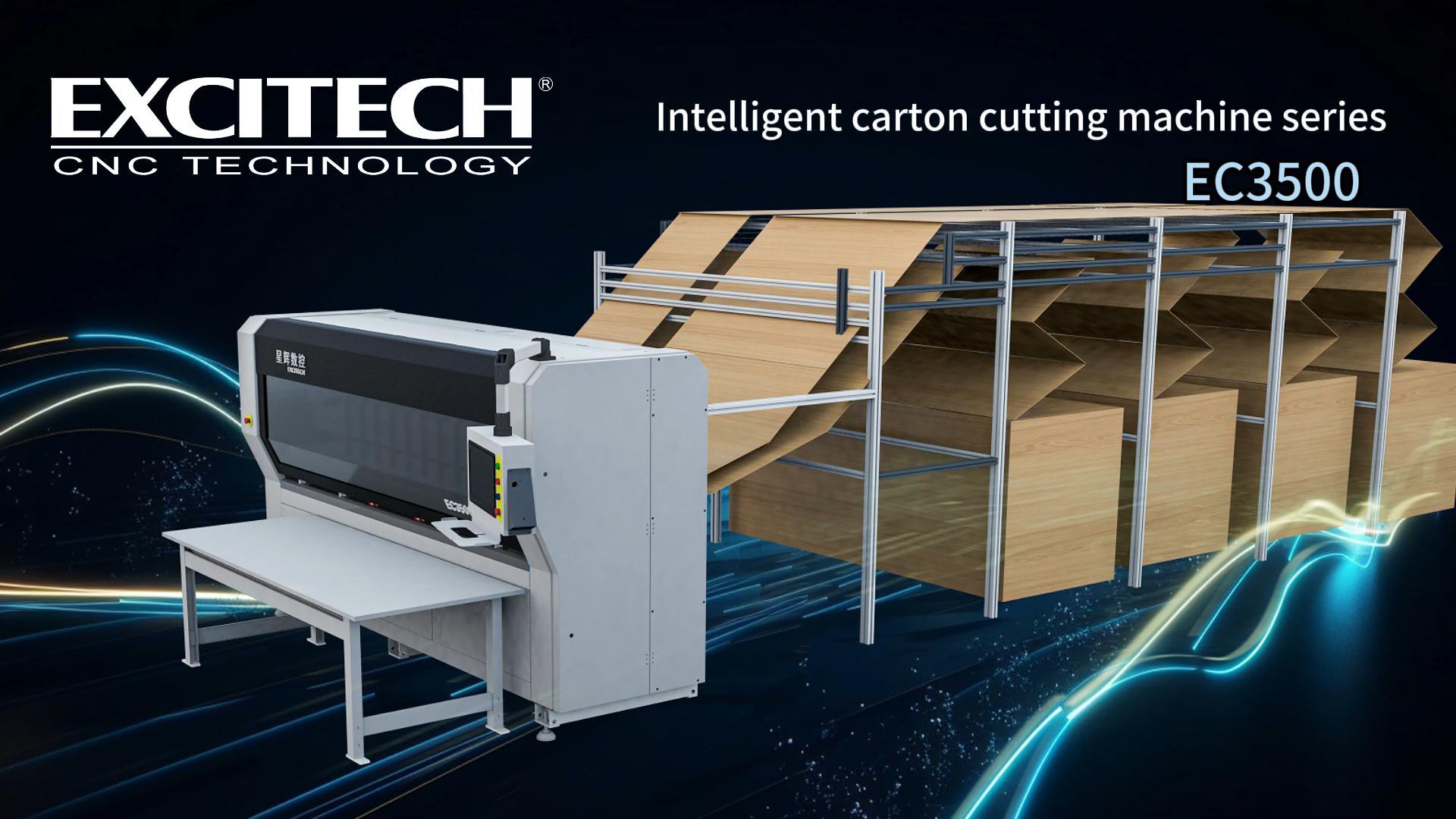 Excitech कार्टनबॉक्स कटिंग आणि पॅकिंग मशीनसह अथक पॅकेजिंग आणि अचूक कटिंग